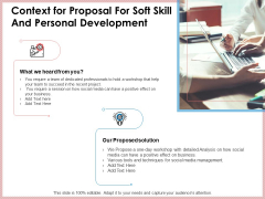 Context For Proposal For Soft Skill And Personal Development Ppt Infographics Slide Download PDF Context For Proposal For Soft Skill And Personal Development Ppt Infographics Slide Download PDF