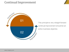 Continual Improvement Ppt PowerPoint Presentation Graphics