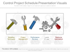 Control Project Schedule Presentation Visuals Control Project Schedule Presentation Visuals