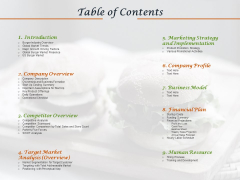 Convenience Food Business Plan Table Of Contents Ppt Gallery Show PDF Convenience Food Business Plan Table Of Contents Ppt Gallery Show PDF