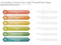 Converting Product Into Cash Powerpoint Ideas Converting Product Into Cash Powerpoint Ideas