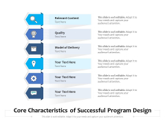 Core Characteristics Of Successful Program Design Ppt PowerPoint Presentation File Guide PDF Core Characteristics Of Successful Program Design Ppt PowerPoint Presentation File Guide PDF