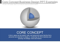 Core Concept Business Design Ppt Examples Core Concept Business Design Ppt Examples