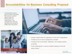 Corporate Consulting Accountabilities For Business Consulting Proposal Ppt Professional Background Image PDF Corporate Consulting Accountabilities For Business Consulting Proposal Ppt Professional Background Image PDF