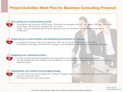 Corporate Consulting Project Activities Work Plan For Business Consulting Proposal Inspiration PDF Corporate Consulting Project Activities Work Plan For Business Consulting Proposal Inspiration PDF