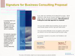 Corporate Consulting Signature For Business Consulting Proposal Ppt Infographics Design Templates PDF Corporate Consulting Signature For Business Consulting Proposal Ppt Infographics Design Templates PDF