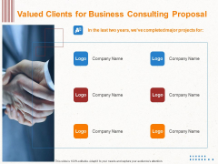 Corporate Consulting Valued Clients For Business Consulting Proposal Ppt Visual Aids Infographic Template PDF Corporate Consulting Valued Clients For Business Consulting Proposal Ppt Visual Aids Infographic Template PDF