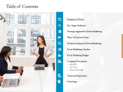 Corporate Event Planning Management Table Of Contents Ppt Model Infographics PDF Corporate Event Planning Management Table Of Contents Ppt Model Infographics PDF