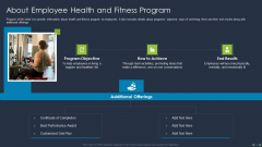 Corporate Physical Health And Fitness Culture Playbook About Employee Health And Fitness Background PDF Corporate Physical Health And Fitness Culture Playbook About Employee Health And Fitness Background PDF