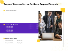 Corporate Service Quote Scope Of Business Service For Quote Proposal Template Topics PDF Corporate Service Quote Scope Of Business Service For Quote Proposal Template Topics PDF