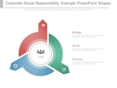 Corporate Social Responsibility Example Powerpoint Shapes Corporate Social Responsibility Example Powerpoint Shapes