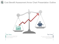 Cost Benefit Assessment Arrow Chart Presentation Outline Cost Benefit Assessment Arrow Chart Presentation Outline