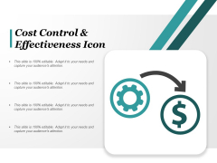 Cost Control And Effectiveness Icon Ppt PowerPoint Presentation Portfolio Demonstration