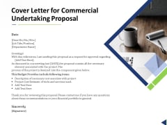 Cover Letter For Commercial Undertaking Proposal Ppt Infographic Template Inspiration PDF Cover Letter For Commercial Undertaking Proposal Ppt Infographic Template Inspiration PDF