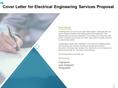 Cover Letter For Electrical Engineering Services Proposal Ppt Layouts Aids PDF Cover Letter For Electrical Engineering Services Proposal Ppt Layouts Aids PDF