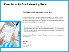 Cover Letter For Event Marketing Recap Ppt Model Skills PDF Cover Letter For Event Marketing Recap Ppt Model Skills PDF