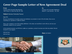 Cover Page Sample Letter Of New Agreement Deal Ppt PowerPoint Presentation Slides Good PDF Cover Page Sample Letter Of New Agreement Deal Ppt PowerPoint Presentation Slides Good PDF