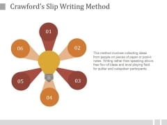 Crawfords Slip Writing Method Ppt PowerPoint Presentation Inspiration Crawfords Slip Writing Method Ppt PowerPoint Presentation Inspiration