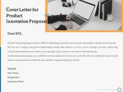 Creating Innovation Commodity Cover Letter For Product Innovation Proposal Ppt Slides Portrait PDF Creating Innovation Commodity Cover Letter For Product Innovation Proposal Ppt Slides Portrait PDF