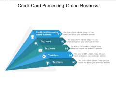 Credit Card Processing Online Business Ppt PowerPoint Presentation Model Deck Cpb
