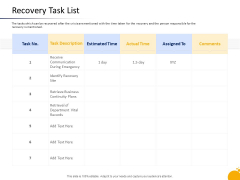 Crisis Management Program Presentation Recovery Task List Ppt Infographics Graphics Pictures PDF Crisis Management Program Presentation Recovery Task List Ppt Infographics Graphics Pictures PDF