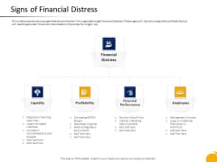 Crisis Management Program Presentation Signs Of Financial Distress Professional PDF Crisis Management Program Presentation Signs Of Financial Distress Professional PDF