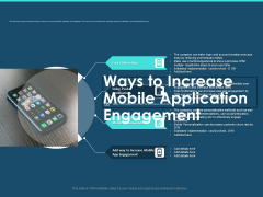 Cross Channel Marketing Plan For Clients Ways To Increase Mobile Application Engagement Portrait PDF Cross Channel Marketing Plan For Clients Ways To Increase Mobile Application Engagement Portrait PDF