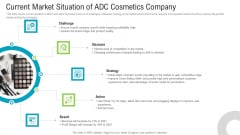 Current Market Situation Of ADC Cosmetics Company Demonstration PDF Current Market Situation Of ADC Cosmetics Company Demonstration PDF