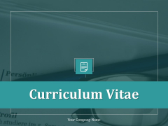 Curriculum Vitae Ppt PowerPoint Presentation Complete Deck With Slides