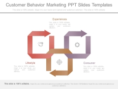 Customer Behavior Marketing Ppt Slides Templates