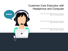 Customer Care Executive With Headphone And Computer Ppt PowerPoint Presentation Icon Outline PDF Customer Care Executive With Headphone And Computer Ppt PowerPoint Presentation Icon Outline PDF