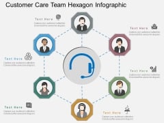 Customer Care Team Hexagon Infographic Powerpoint Template Customer Care Team Hexagon Infographic Powerpoint Template
