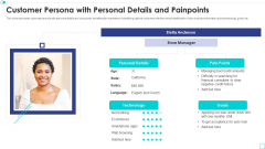 Customer Persona With Personal Details And Painpoints Pictures PDF Customer Persona With Personal Details And Painpoints Pictures PDF