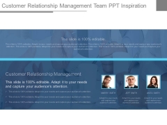 Customer Relationship Management Team Ppt Inspiration Customer Relationship Management Team Ppt Inspiration
