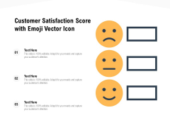 Customer Satisfaction Score With Emoji Vector Icon Ppt PowerPoint Presentation Gallery Diagrams PDF Customer Satisfaction Score With Emoji Vector Icon Ppt PowerPoint Presentation Gallery Diagrams PDF