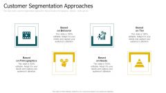 Customer Segmentation Approaches Demonstration PDF