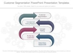 Customer Segmentation Powerpoint Presentation Templates Customer Segmentation Powerpoint Presentation Templates
