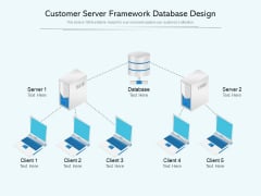 Customer Server Framework Database Design Ppt PowerPoint Presentation Gallery Deck PDF Customer Server Framework Database Design Ppt PowerPoint Presentation Gallery Deck PDF