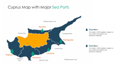 Cyprus Map With Major Sea Ports Sample PDF