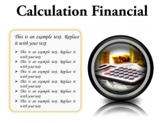 Calculation Financial Money PowerPoint Presentation Slides Cc