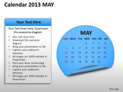 Calendar 2013 May PowerPoint Slides Ppt Templates Calendar 2013 May PowerPoint Slides Ppt Templates