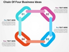 Chain Of Four Business Ideas PowerPoint Templates Chain Of Four Business Ideas PowerPoint Templates