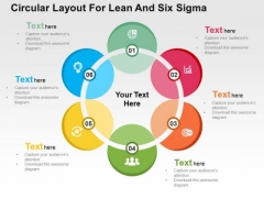 Circular Layout For Lean And Six Sigma PowerPoint Templates Circular Layout For Lean And Six Sigma PowerPoint Templates