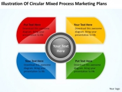 Circular Mixed Process Marketing Plans Basic Business Template PowerPoint Templates Circular Mixed Process Marketing Plans Basic Business Template PowerPoint Templates