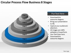 Circular Process Flow Business 8 Stages Ppt Plan PowerPoint Slides