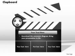 Clapboard PowerPoint Presentation Template Clapboard PowerPoint Presentation Template