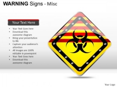 Combustible Warning Signs PowerPoint Slides And Ppt Diagram Templates