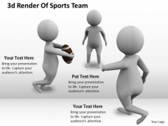 Company Business Strategy 3d Render Of Sports Team Concept Statement Company Business Strategy 3d Render Of Sports Team Concept Statement