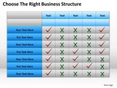 Consulting PowerPoint Template Choose The Right Business Structure Ppt Slides Consulting PowerPoint Template Choose The Right Business Structure Ppt Slides