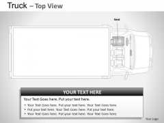 Container Red Truck Top View PowerPoint Slides And Ppt Diagram Templates Container Red Truck Top View PowerPoint Slides And Ppt Diagram Templates